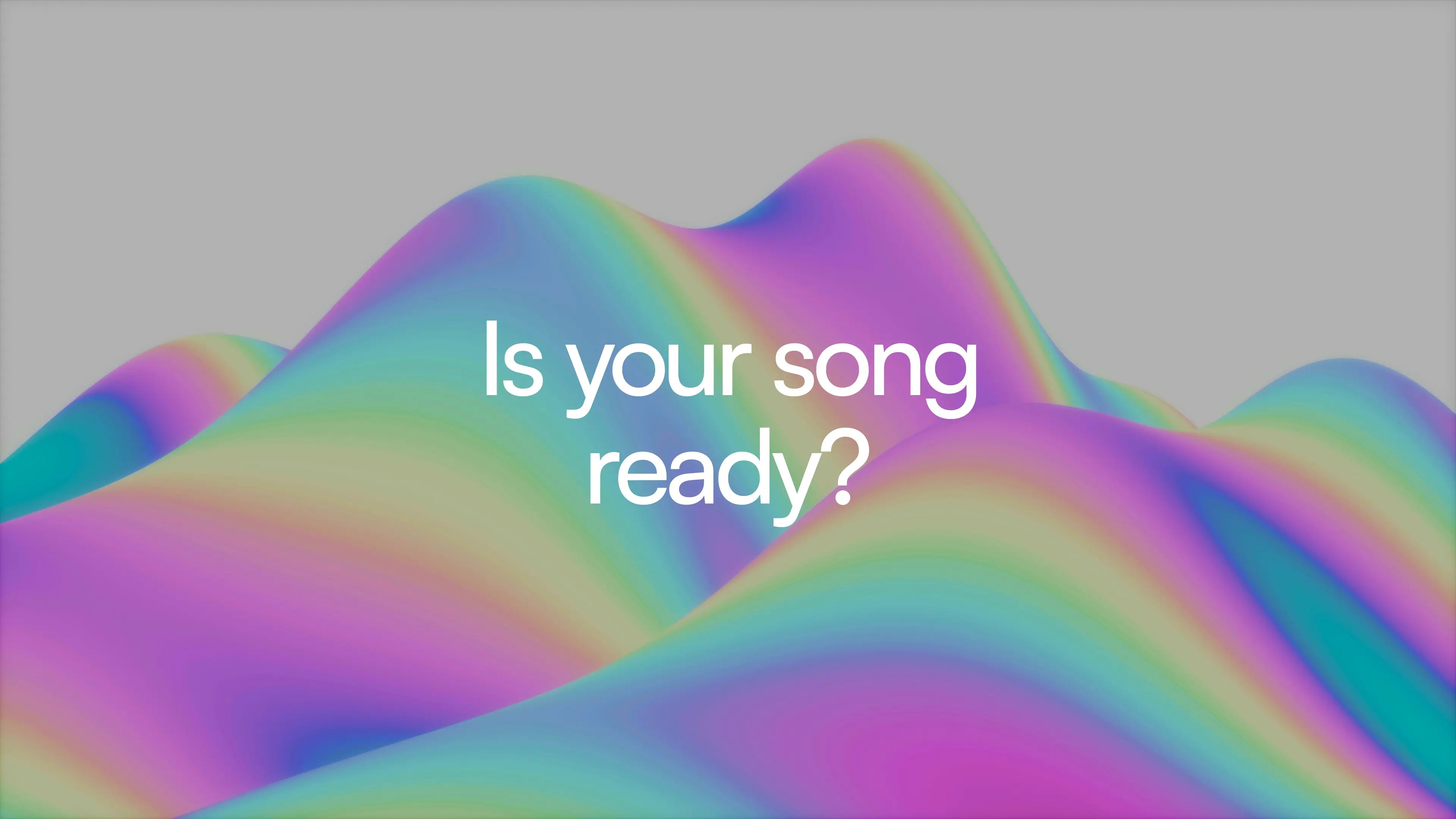 Is your music actually ready to promote?