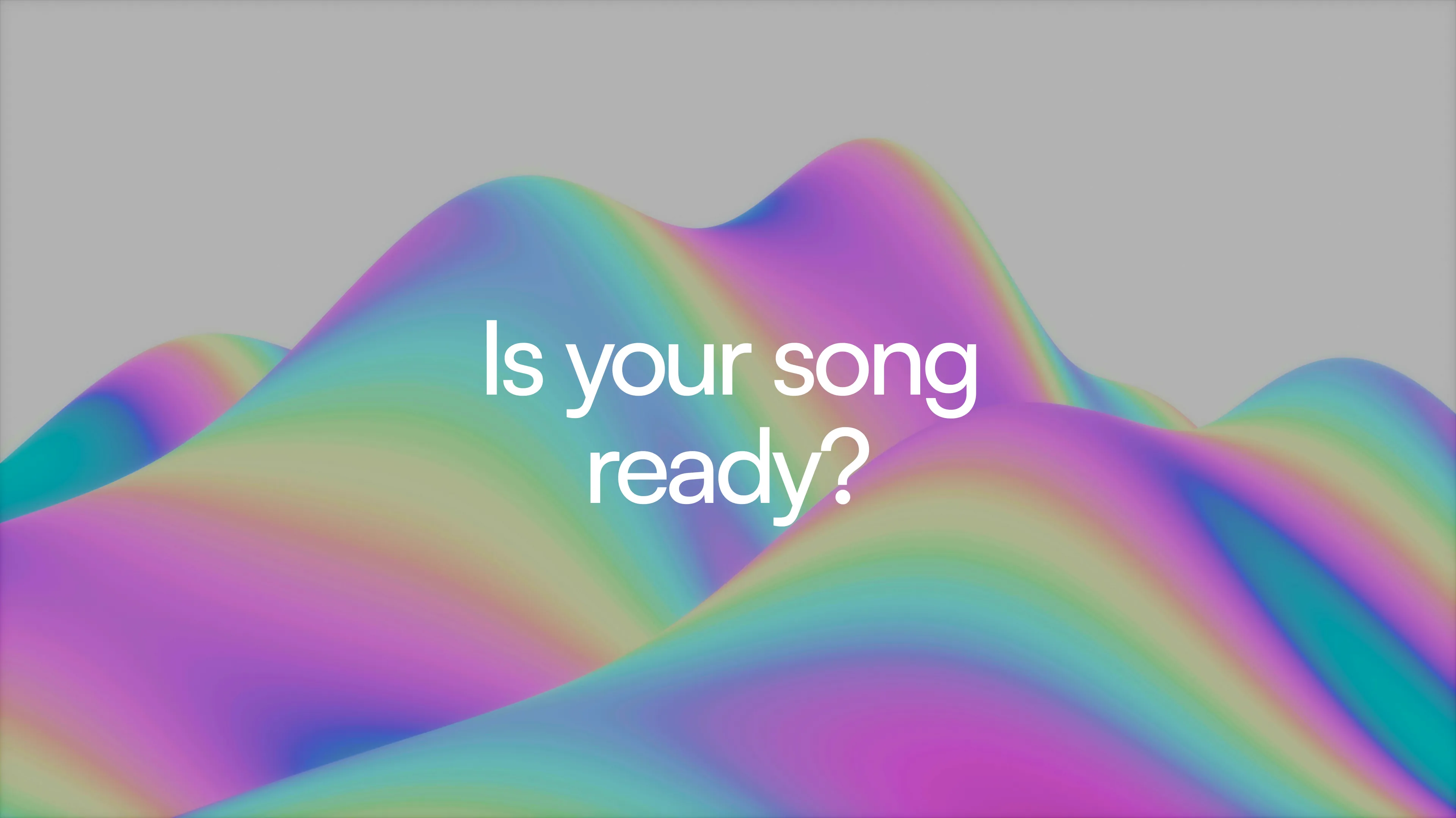 Is your music actually ready to promote?