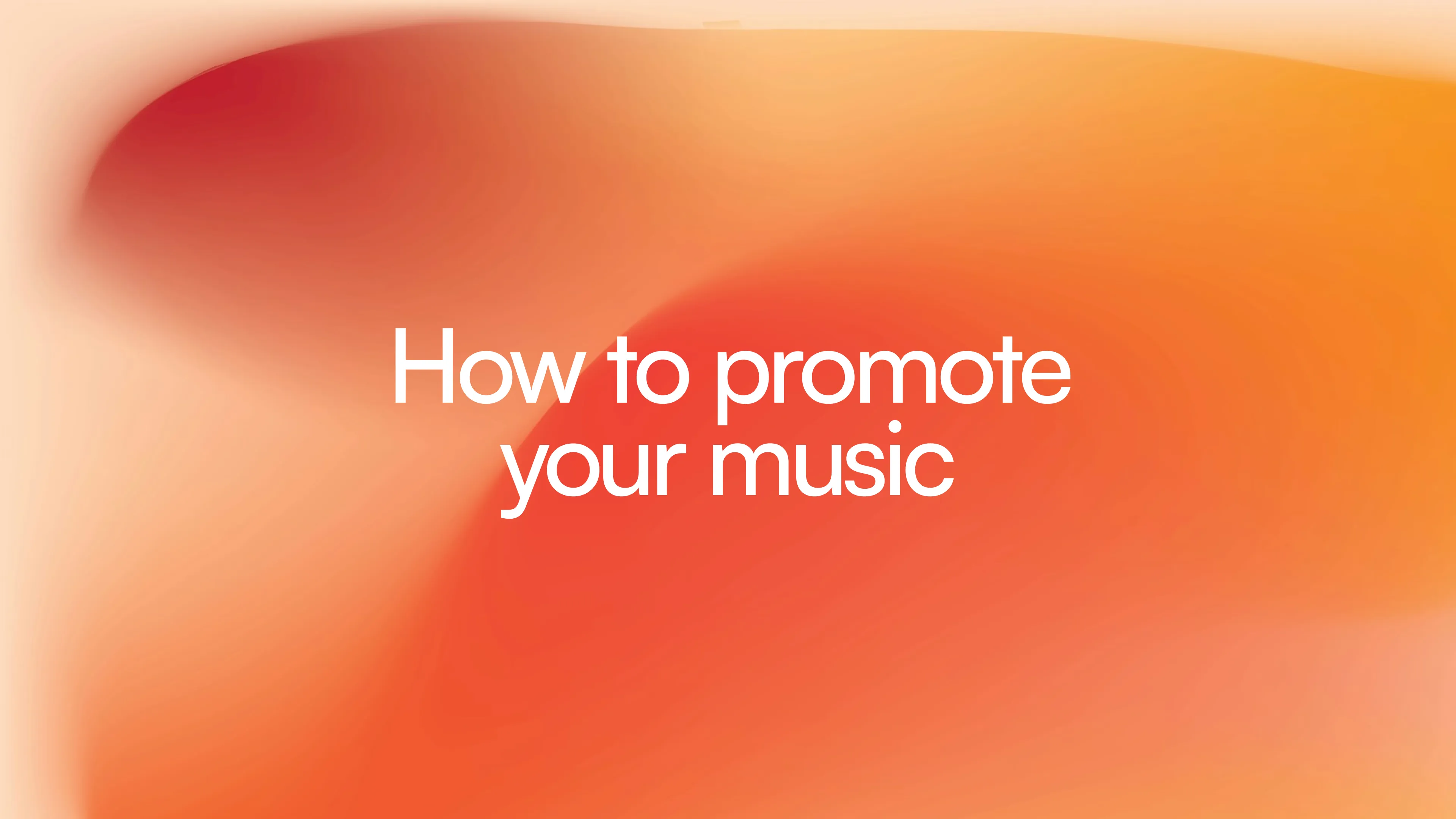 Music marketing for independent artists: start here
